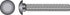 HILLMAN 7/16 in. X 2-1/2 in. L Zinc-Plated Steel Carriage Bolt 50 pk