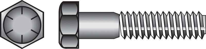 HILLMAN 3/4 in. D X 3 in. L Heat Treated Steel Hex Head Cap Screw 20 pk