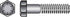 HILLMAN 3/4 in. D X 3 in. L Heat Treated Steel Hex Head Cap Screw 20 pk