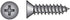 HILLMAN No. 4 Ga. X 3/4 in. L Phillips Flat Head Sheet Metal Screws 100 pk