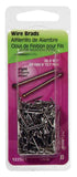 Hillman 20 Ga. x 1/2 in. L Bright Steel Brad Nails 1 pk 1.75 oz. (Pack of 6)