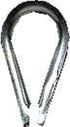 Campbell Chain Galvanized Zinc Wire Rope Thimble 1/4 in. L (Pack of 10)