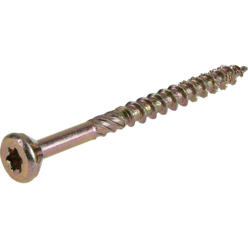 Hillman Power Pro No. 8  x 2 in. L Star Wood Screws 50 pk