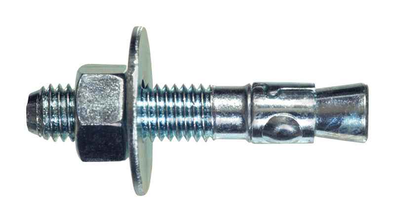 HILLMAN 3/8 in. D X 2-1/4 in. L Steel Round Head Wedge Anchor 25 pc