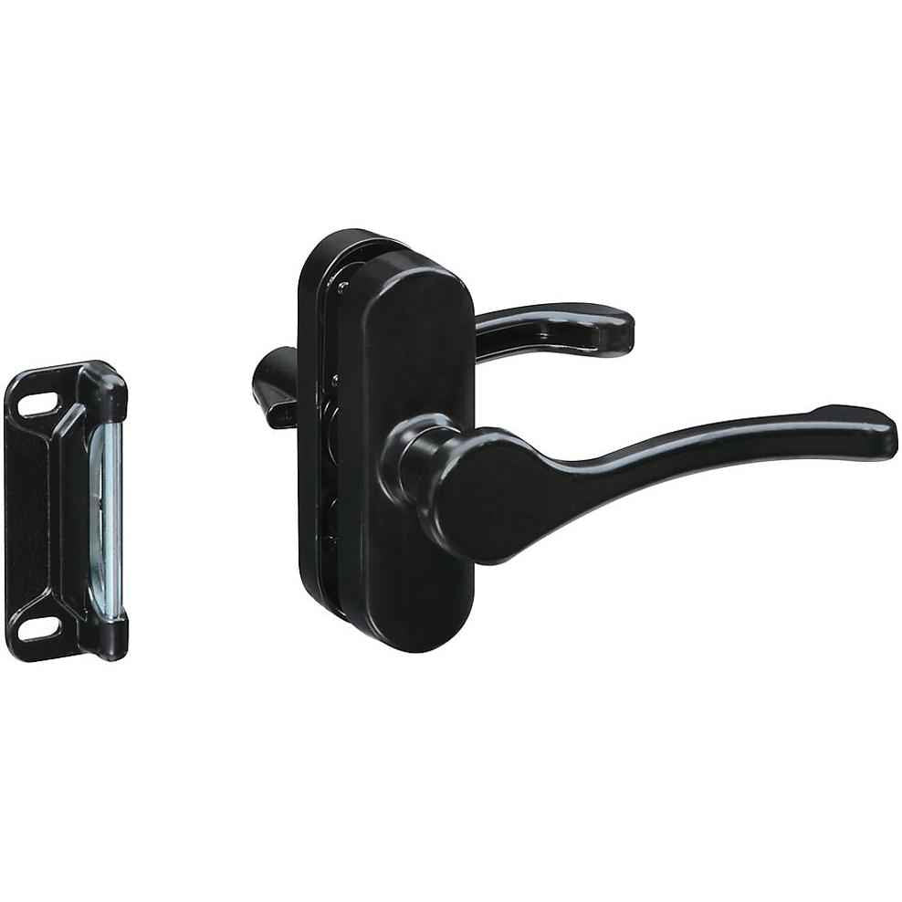 National Hardware Black Zinc Lever Latches 1 pk