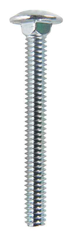 HILLMAN 1/4 in. X 2-1/4 in. L Zinc-Plated Steel Carriage Bolt 100 pk
