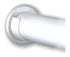 John Sterling Pro 1-3/8 in. L x 1-3/8 in. Dia. White Plastic Rod Socket (Pack of 25)