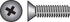 HILLMAN No. 8-32 Ga. X 2 in. L Phillips Flat Head Stainless Steel Machine Screws 100 pk