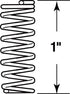 Prime-Line 1 in. L X 3/16 in. D Compression Spring 6 pk