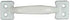 National Hardware 4 in. L White Steel Universal Sash Lift Handle 1 pk