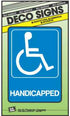 Hillman English Blue Sign 7 in. H X 5 in. W (Pack of 6)