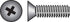 HILLMAN No. 10-32 X 1 in. L Phillips Flat Head Zinc-Plated Steel Machine Screws 100 pk