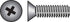 Hillman No. 8-32 X 3/4 in. L Phillips Flat Head Stainless Steel Machine Screws 100 pk
