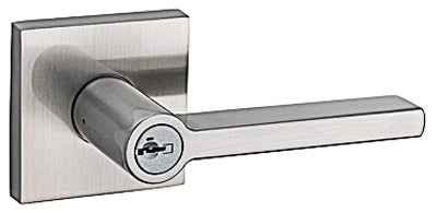 Kwikset SmartKey Halifax Satin Nickel Entry Lockset KW1 1-3/4 in.
