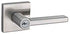 Kwikset SmartKey Halifax Satin Nickel Entry Lockset KW1 1-3/4 in.