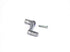 US Hardware Mill Silver Zinc Universal Window Crank For Universal