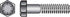 HILLMAN 5/8 in. D X 1-1/2 in. L Heat Treated Steel Hex Head Cap Screw 25 pk