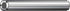 HILLMAN .19 in. D X 1 in. L Plastic Round Head Ribbed Anchor 100 pk