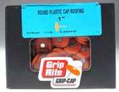 Grip Rite 3PRCAP1 1.150 Lb 3" Electro Galvanized Round Plastic Grip-Cap Nail (Pack of 6)