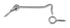 National Hardware 6 in. L Zinc-Plated Silver Steel Gate Hook w/Screw Eye 1 pk