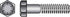 Hillman 1/2 in. D X 3-1/2 in. L Heat Treated Steel Hex Head Cap Screw 25 pk