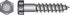 Hillman 3/8 in. X 1-1/2 in. L Hex Zinc-Plated Steel Lag Screw 100 pk