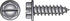 Hillman No. 8 X 1-1/4 in. L Slotted Hex Head Sheet Metal Screws 100 pk