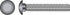 HILLMAN 5/8 in. X 4 in. L Zinc-Plated Steel Carriage Bolt 25 pk