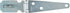 National Hardware Zinc-Plated Steel 4 in. L Hinge Hasp 1 pk