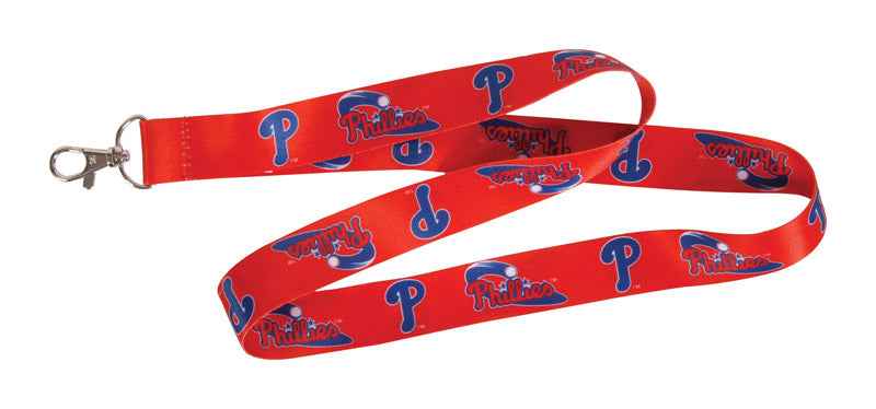 Hillman MLB Polyester Multicolored Lanyard (Pack of 6)