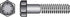 HILLMAN 5/8 in. D X 4-1/2 in. L Heat Treated Steel Hex Head Cap Screw 25 pk