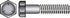 HILLMAN 1/2 in. D X 7 in. L Heat Treated Zinc Steel Hex Head Cap Screw 25 pk