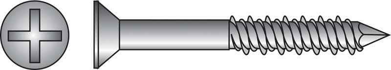 HILLMAN Tapper 1/4 in. D X 5 in. L Steel Flat Head Concrete Screw Anchor 100 pk