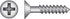 HILLMAN No. 8 X 1 in. L Phillips Black Phosphate Twin Thread Cabinet Screws 1 pk