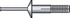 HILLMAN 3/16 in. D X 1 in. L Nylon Truss Head Truss Head Anchor 100 pk