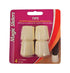 Magic Sliders Rubber Leg Tip White Round 7/8 in. W 4 pk
