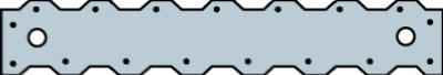 Simpson Strong-Tie 12.81 in. H X 2.06 in. W 20 Ga. Galvanized Steel Strap