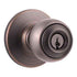 Kwikset Polo Venetian Bronze Entry Door Knob 1-3/4 in.
