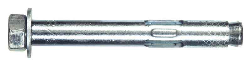 HILLMAN 1/2 in. D X 3 in. L Steel Hex Head Sleeve Anchors 12 pc