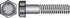 HILLMAN 1/2 in. D X 10 in. L Heat Treated Zinc Steel Hex Head Cap Screw 25 pk