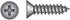 HILLMAN No. 4 Ga. X 5/8 in. L Phillips Flat Head Sheet Metal Screws 100 pk