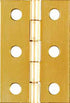 National Hardware 2 in. L Solid Brass Door Hinge 1 pk