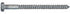 Hillman 3/8 in. X 8 in. L Hex Hot Dipped Galvanized Steel Lag Screw 50 pk