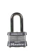 Master Lock 1-5/16 in. H x 1-5/8 in. W x 1-9/16 in. L Laminated Steel Double Locking Padlock 1 pk (Pack of 6)