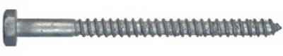 Hillman 3/8 in. X 4 in. L Hex Hot Dipped Galvanized Steel Lag Screw 50 pk