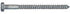 Hillman 3/8 in. X 4 in. L Hex Hot Dipped Galvanized Steel Lag Screw 50 pk