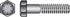 Hillman 3/8 in. D X 1-1/4 in. L Heat Treated Steel Hex Head Cap Screw 100 pk