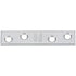 National Hardware 5/8 in. W X 3 in. L Satin Stainless Steel Mending Brace