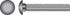 Hillman 5/16 in. X 3 in. L Zinc-Plated Steel Carriage Bolt 100 pk
