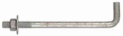 Hillman 1/2 in. D X 8 in. L Steel Round Head Anchor Bolts 50 pk